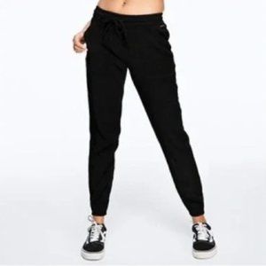 Victoria Secret Pink Super Soft Black Lightweight Lounge Track Pants